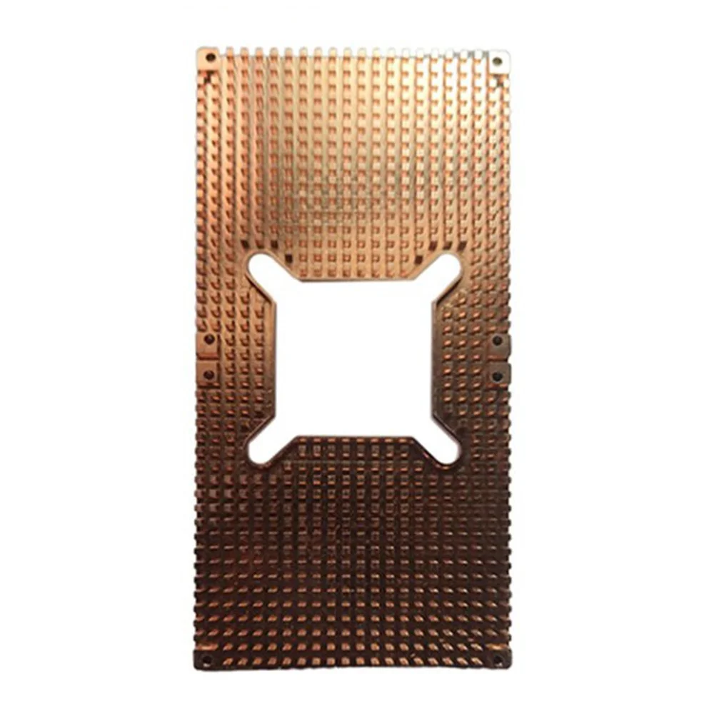 A49T 3060 3080 3090 Backplane Pure Copper Heat Sink Graphics Card Memory Auxiliary Radiator 90X180X2MM