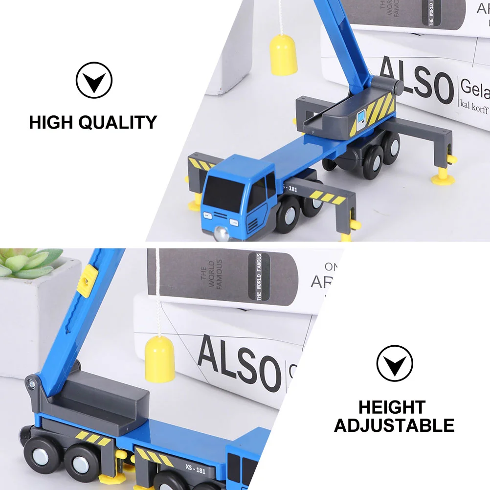 Engineering Vehicle Toy Telescopic Crane Lifter Truck Simulation Car Mini Model Plastic Problem Solving Real