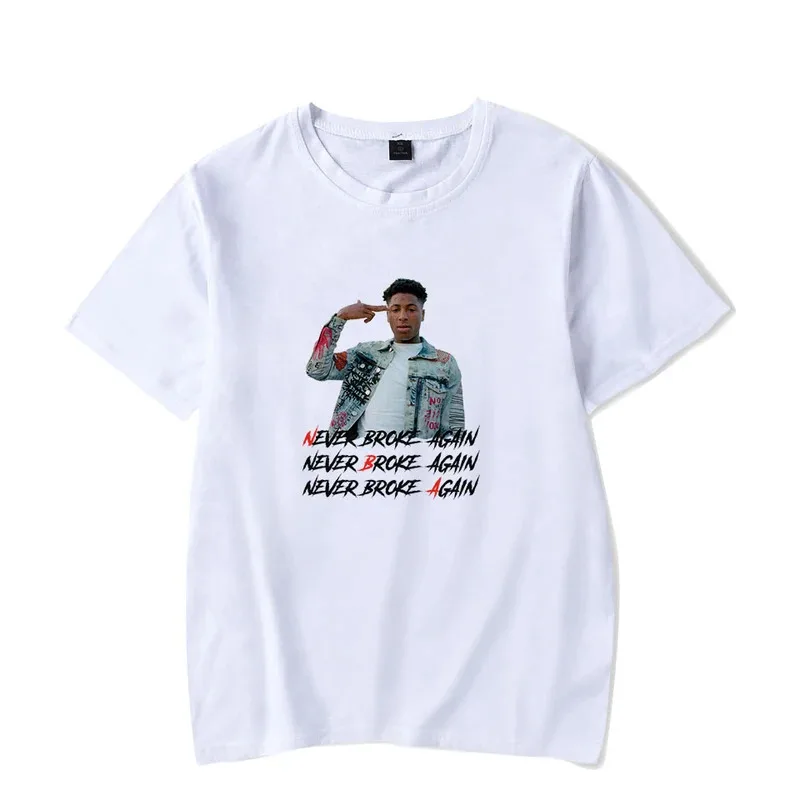 

2025 yiyi2025yiyiWhite T Summer Classic Short Sleeve T Shirt Men/women Unique Design Top Youngboy Never Broke Again High Street