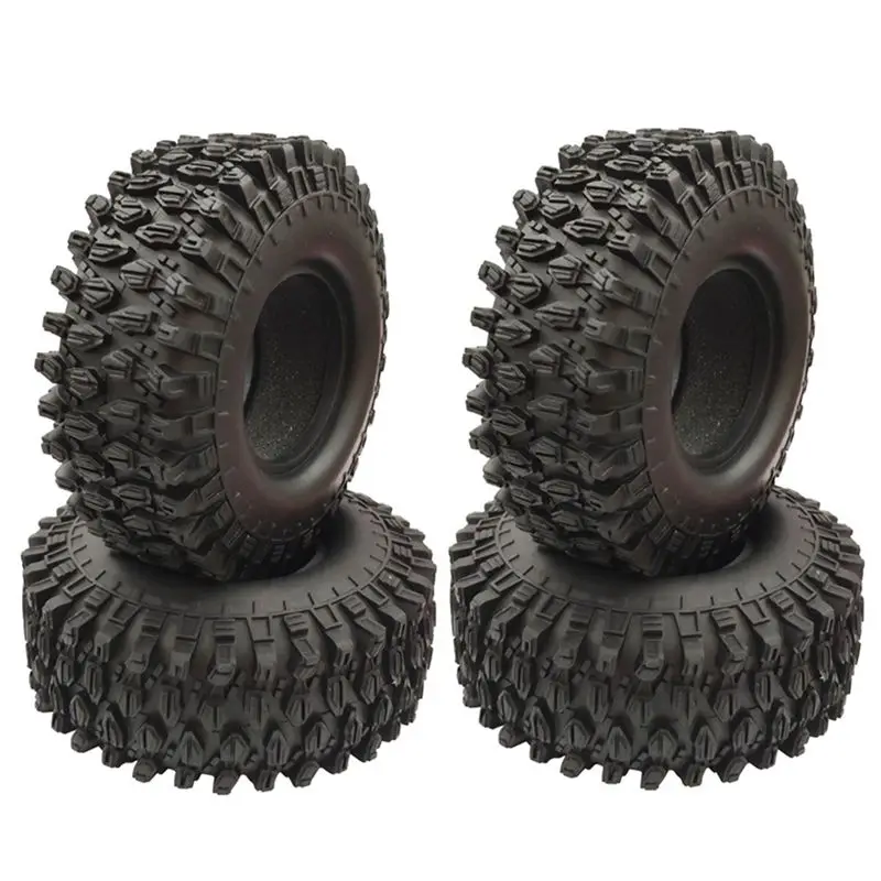 YSUN-20PCS 1.9 Inch Rubber Tyre 1.9 Wheel Tires 108X40MM For 1/10 RC Crawler Traxxas TRX4 Axial SCX10 90046 AXI03007