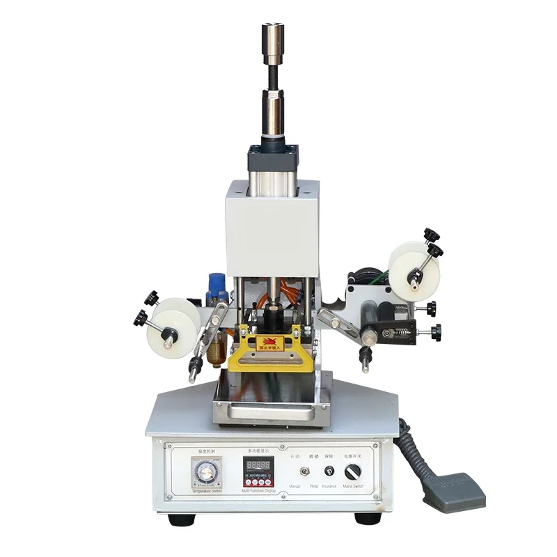 

90-2 Pneumatic Bronzing Machine High Precision Small Leather Hot Stamping Machine Coding Machine