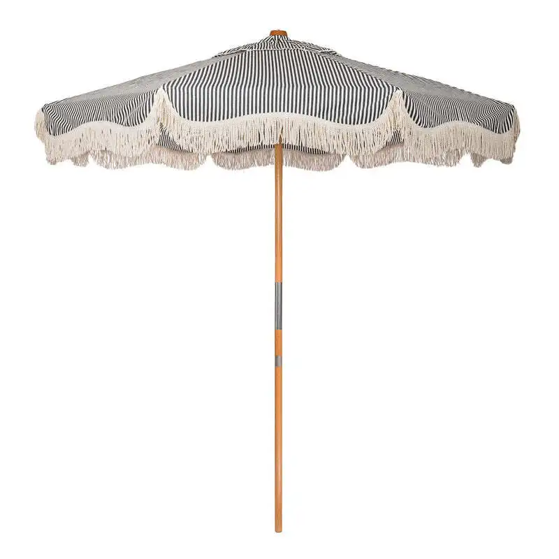 

Customized luxury outdoor parasol garden full beech frame custom garden umbrella
