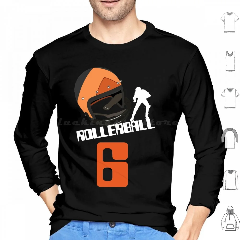 Rollerball Retro Edition 2 ( Volume 1 ) Hoodie cotton Long Sleeve Cinefanart Cinefanart1 Rollerball Houston Jonathan E James