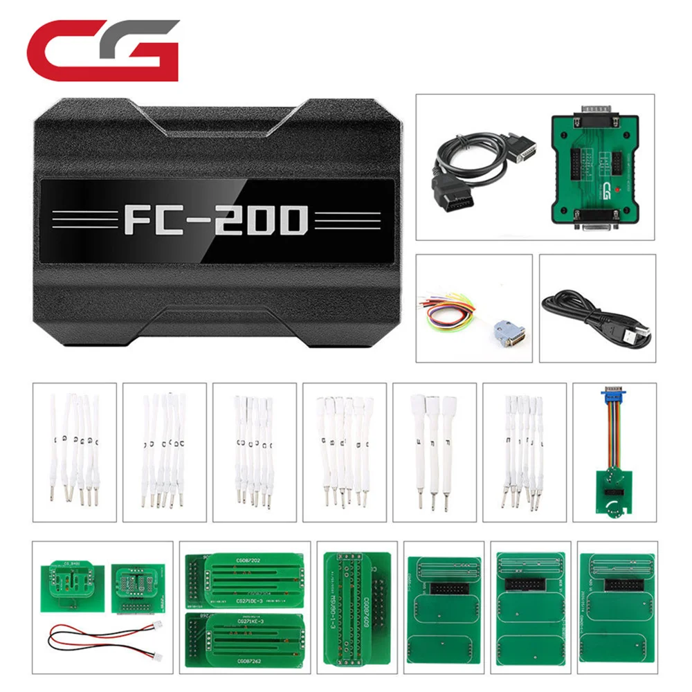 CGDI FC200 CG FC200 ECU Programmer Full Version with AT200 & MPC5XX Adapters for BOSCH MPC5xx Read/Write Data on Bench