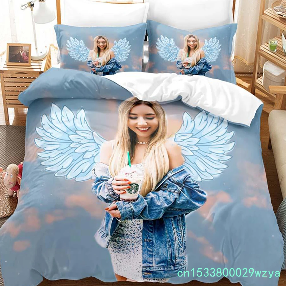 3D Printed Rebekah Wing Bedding Set Boys Girls Twin Queen Size Beki & Fluffy Duvet Cover Pillowcase Bed Kids Adult