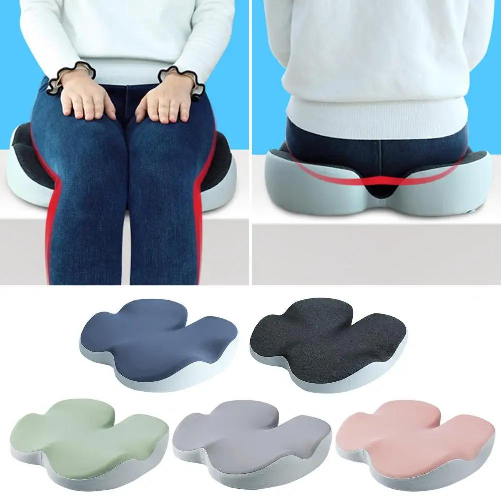 

High-density Seat Cushion Memory Foam Hemorrhoid Seat Cushion for Tailbone Pressure Relief Back Pain Support for Comfortable