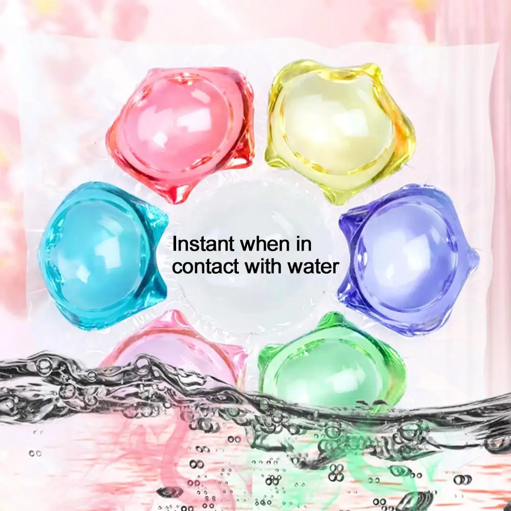 7 In 1 Laundry Bead Laundry Detergent Water-soluble Softener Clean Cloth Lasting Fragrance Decontamination Concentrated Liquid - Image 6
