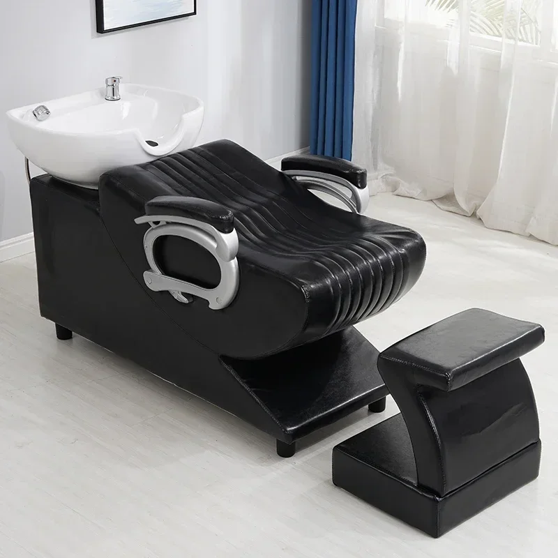 Shampoo Chairs Head Spa Bed Salon Massage Design Beauty Salon Shampoo Bed Comfy Recliner Hair Spa Salon Furniture