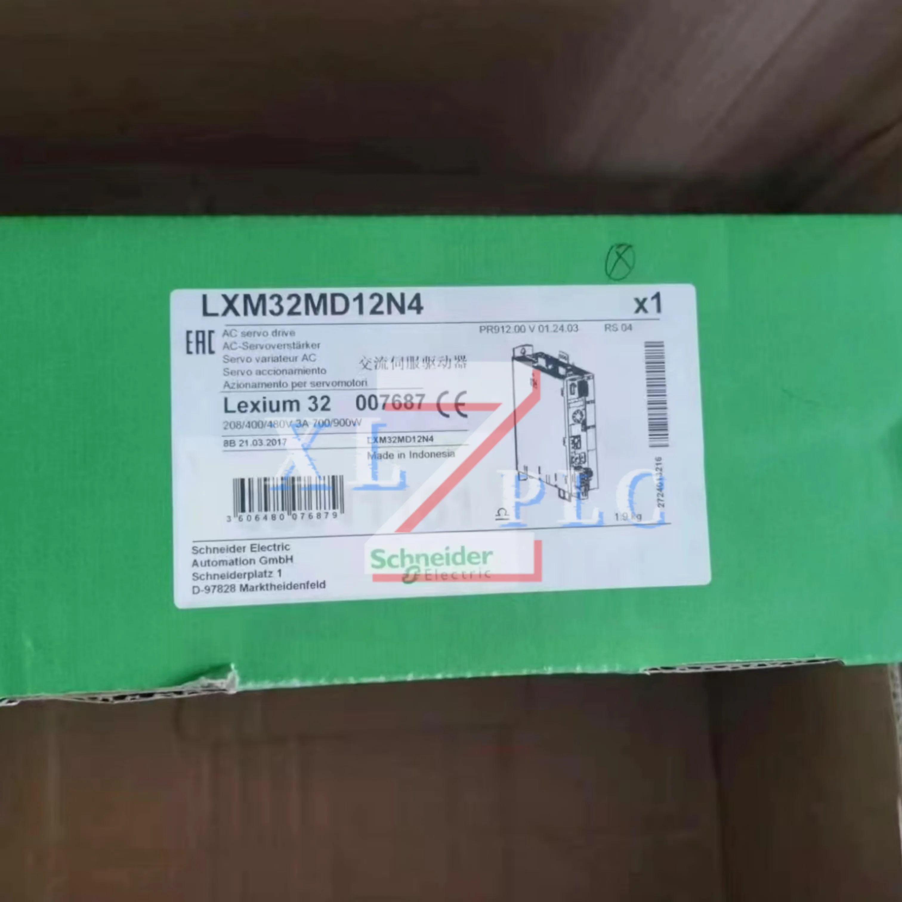 novo em estoque servo driver LXM32MD12N4