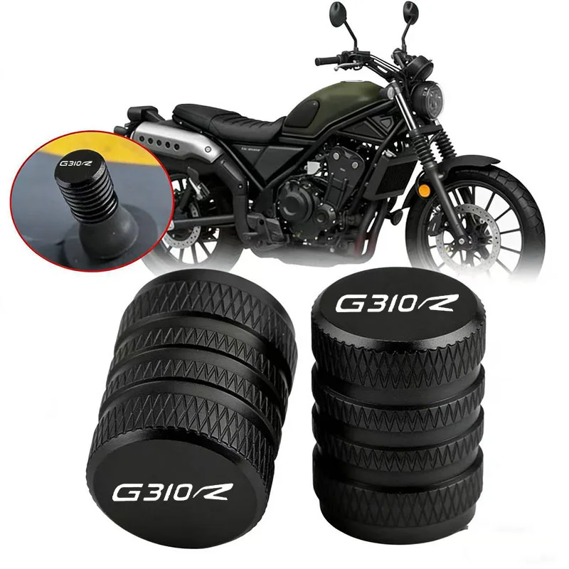 Motorcycle Accessories CNC Tire Valve Air Port Stem Cover Cap Plug Fit For BMW G310R 2016 2017 2018 2019 2020 2021 G310-R G310 R