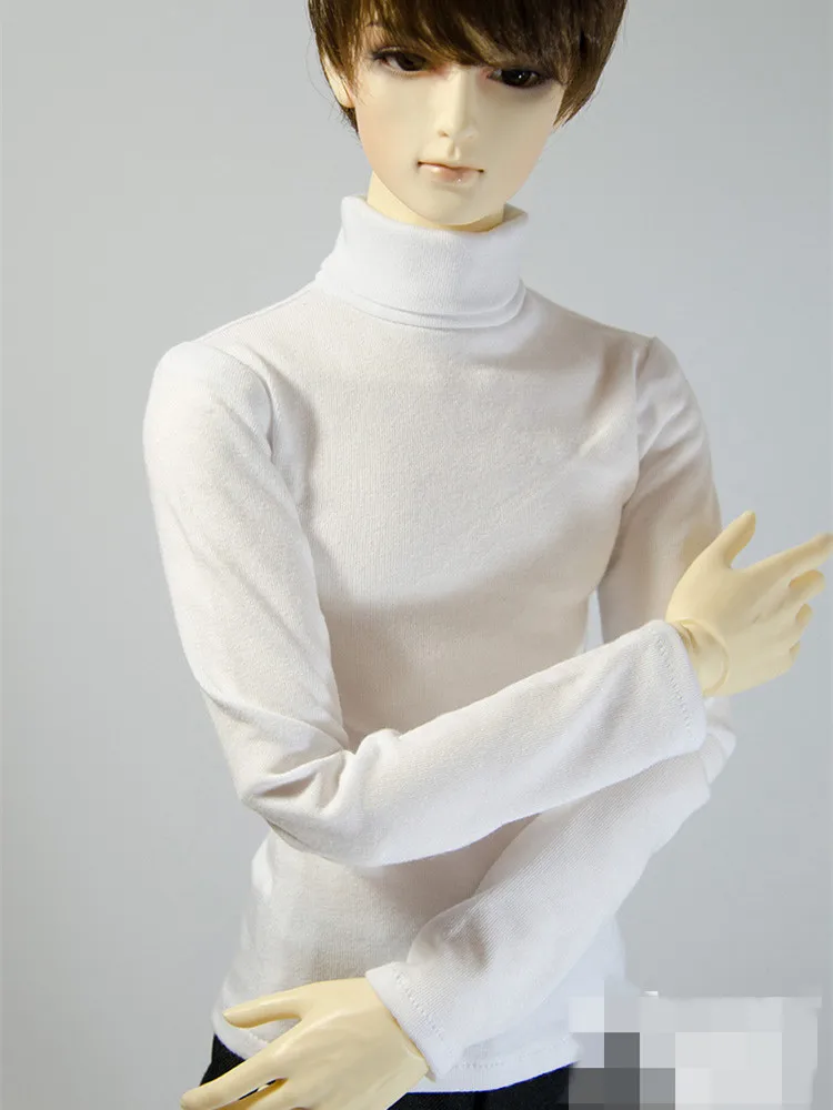 High Neck T shirt  for BJD Doll 1/6  1/4 MSD 1/3 SD17 Uncle Custom Doll Clothes CMB25