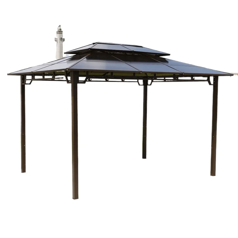 

Outdoor gazebo Swing combination Leisure viewing pavilion Outdoor courtyard Garden terrace Cooling shed Shade gazebo