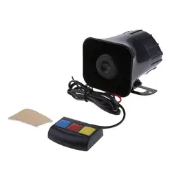 Car Siren Horn Car Horn Siren DC 12V Car Siren Horn 3-tone Speaker
