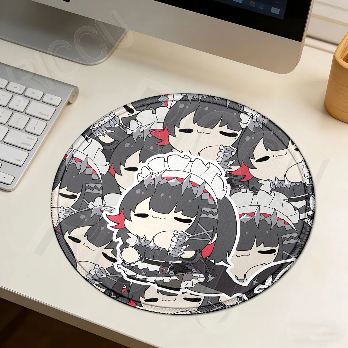 Zenless Zone Zero Mouse Pad ZZZ Ellen Joe Round Mousepad Game Rubber Locking Edge Keyboard Mat PC Cabinet Pad Office accessories