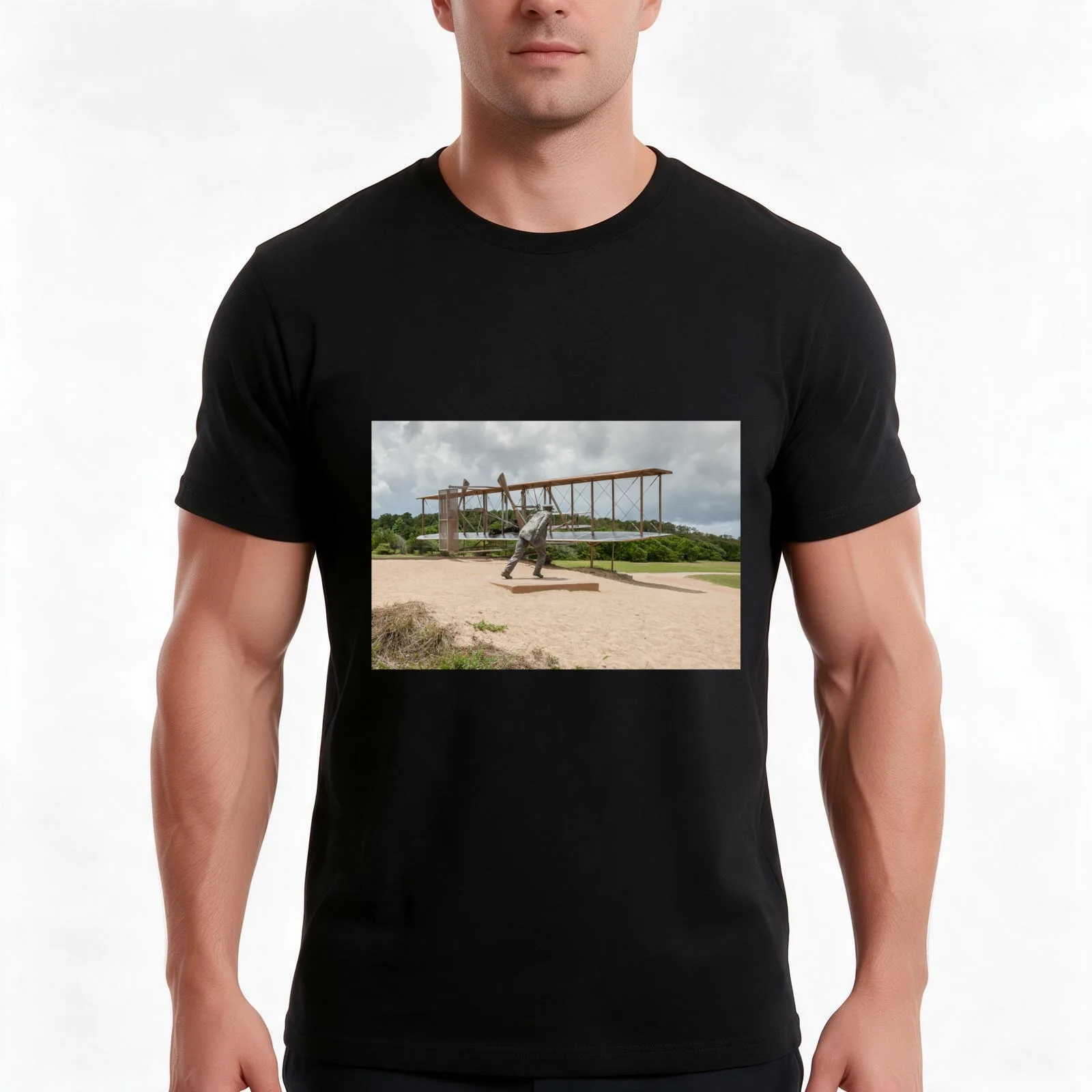 They Taught the World to Fly T-Shirt, Summer Casual Cotton Tee, Oversized Streetwear Tops, Vintage Graphic Print, 100% Cotton