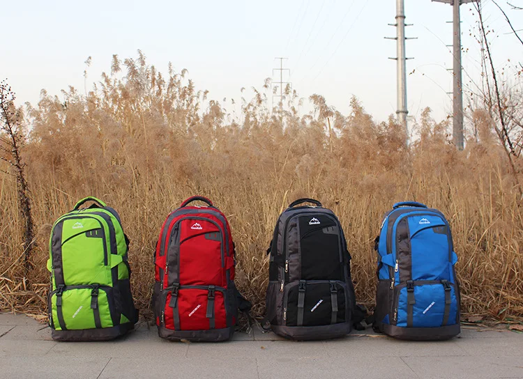 Outdoor 80L Large Capacity Waterproof Camping Hiking Backpack Men Women Trekking Climb Travel Luggage Bag Oxford Cloth Rucksack