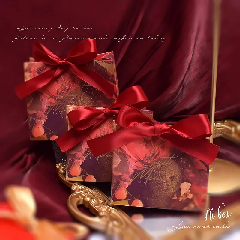 

Creative New European Ins Handbag Happy Candy Box High Grade Anniversary Gift Package Party Chocolate Box