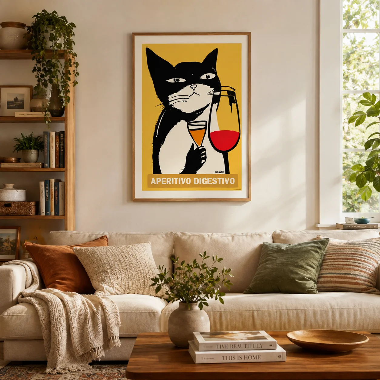 Aperitivo Digestivo Poster，Canvas Wall Print,High‑Grade Home Decoration Artwork for Bedroom,Living Room,Office & Interior Space
