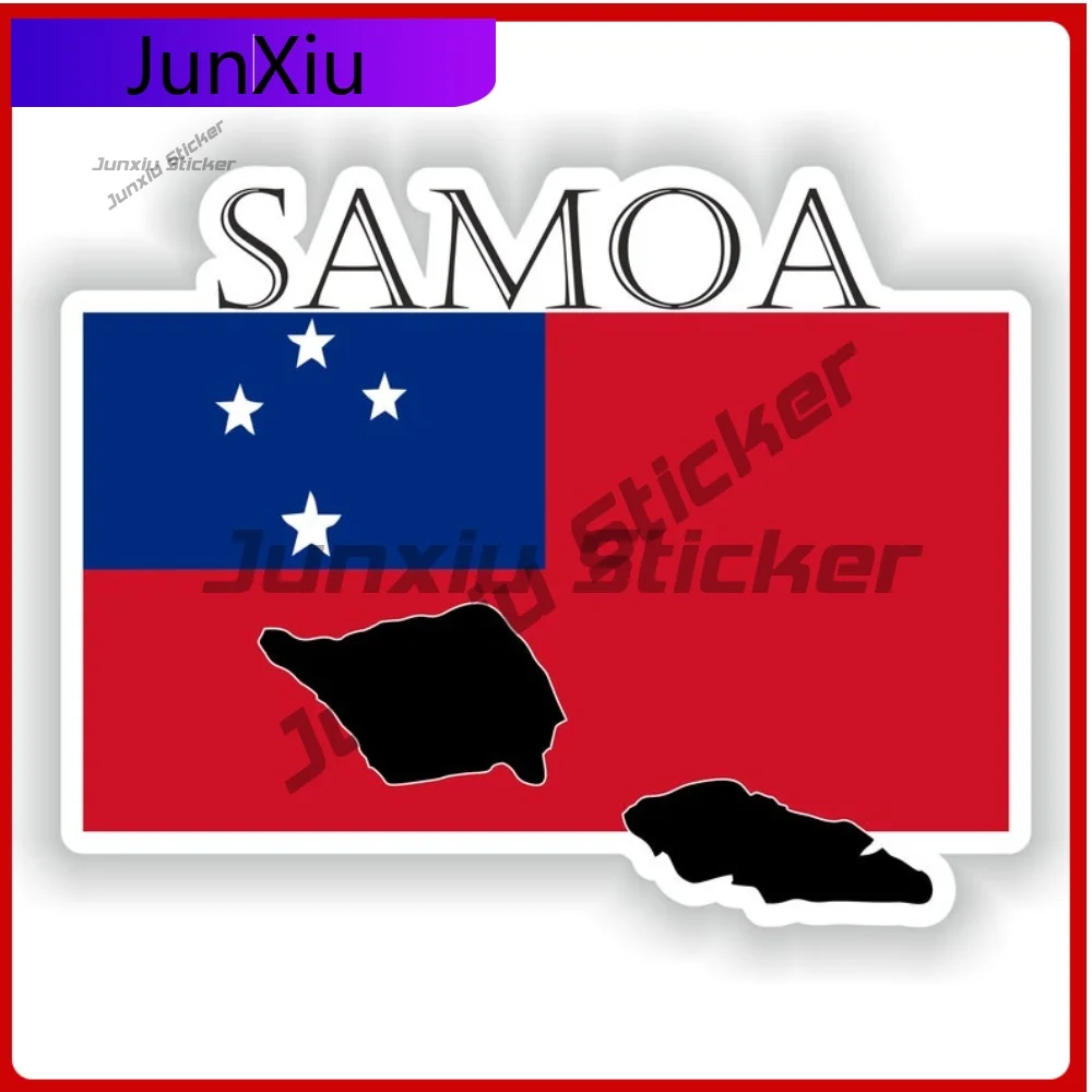 

Samoa Country Project Flag Stylish Exterior Vehicle Accent Works Well On Smooth Auto Exterior Areas With National Emblem