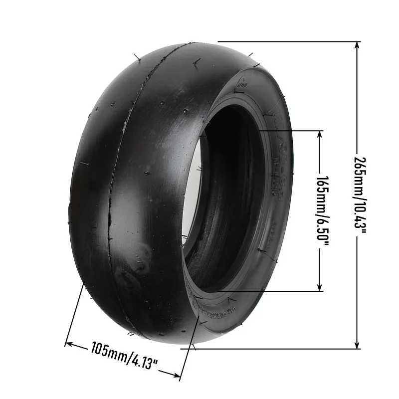 Refit Wheel Parts 110/50-6.5 Slick Tubeless Tire for Dualtron Thunder 2 Electric Scooter Modified 11 Inch  Scooter Accessories