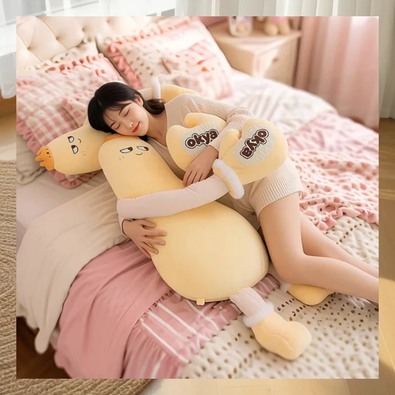 Hot Sale Okya Mango King Plush Pillow Soft Squishy Hugging Doll Soothing Stuffed Toy Birthday Gift For Girlfriend