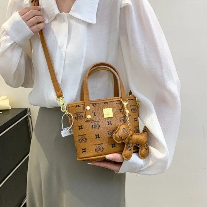 

Vintage Simple Women Handbag Luxury Leather Elegant Casual Crossbody Messenger Tote Bag for Daily Use