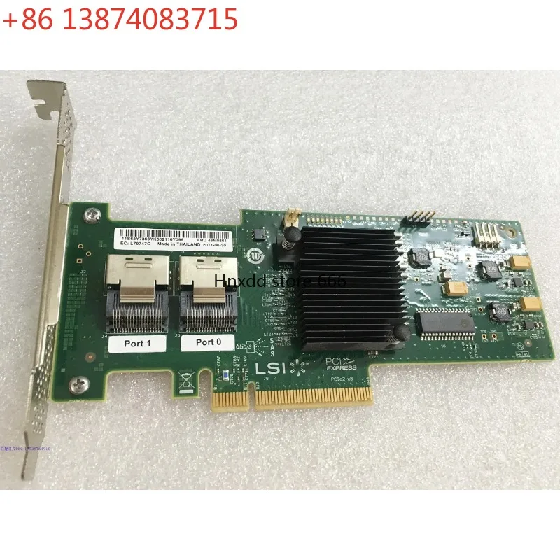Original 46M0861 46C8937 ServerRaid LSI SAS 9220-8I For IBM M1015 6GB PCI-e Server Controller SAS Array pass-through Card