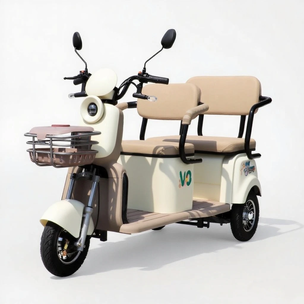 Wholesale Electric Tricycle 600w 800w 3 Wheel Three Seater Electric Tricycle for Adult