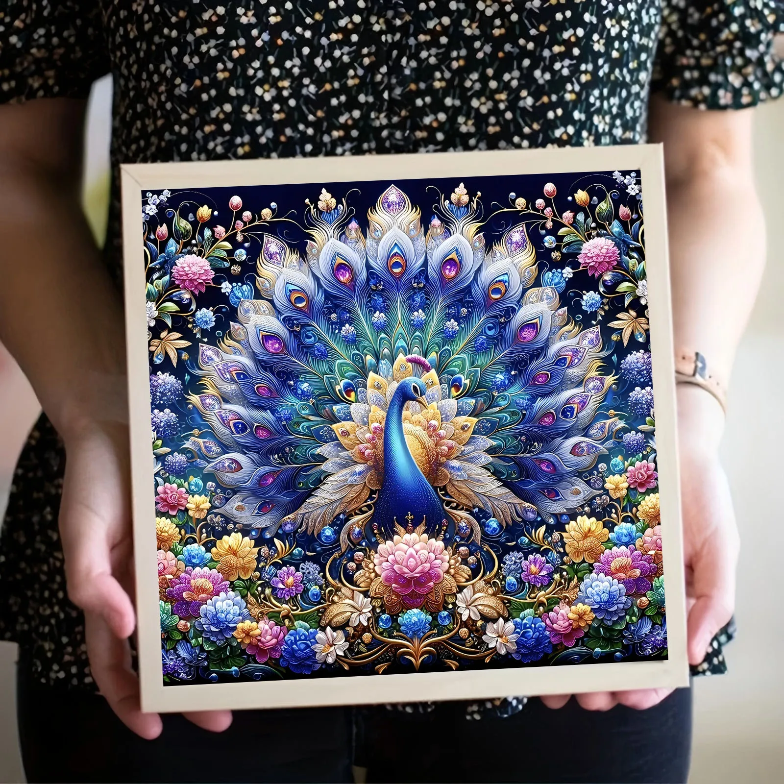 Peacock Diamond Painting Kit 3