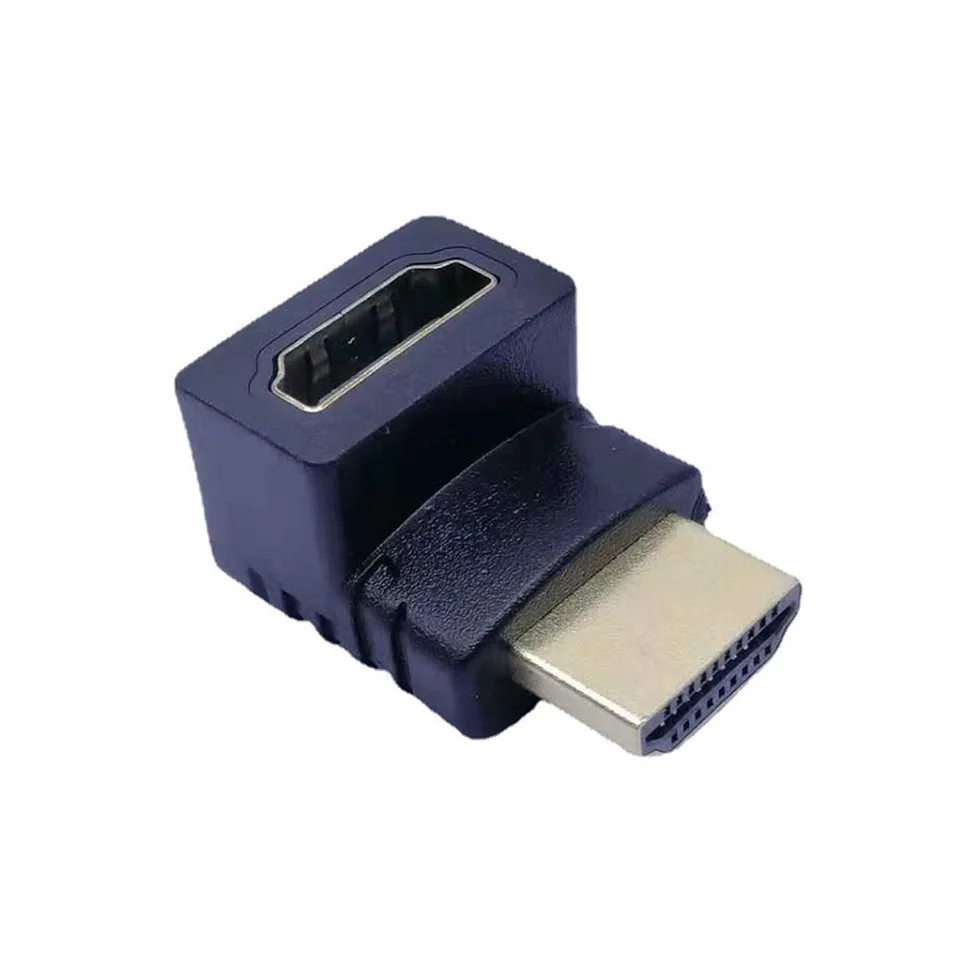 HDMI boczne adapter LCD adapter TV typu L HDMI adapter z gniazda męskiego na żeńskie prawo 90 stopni