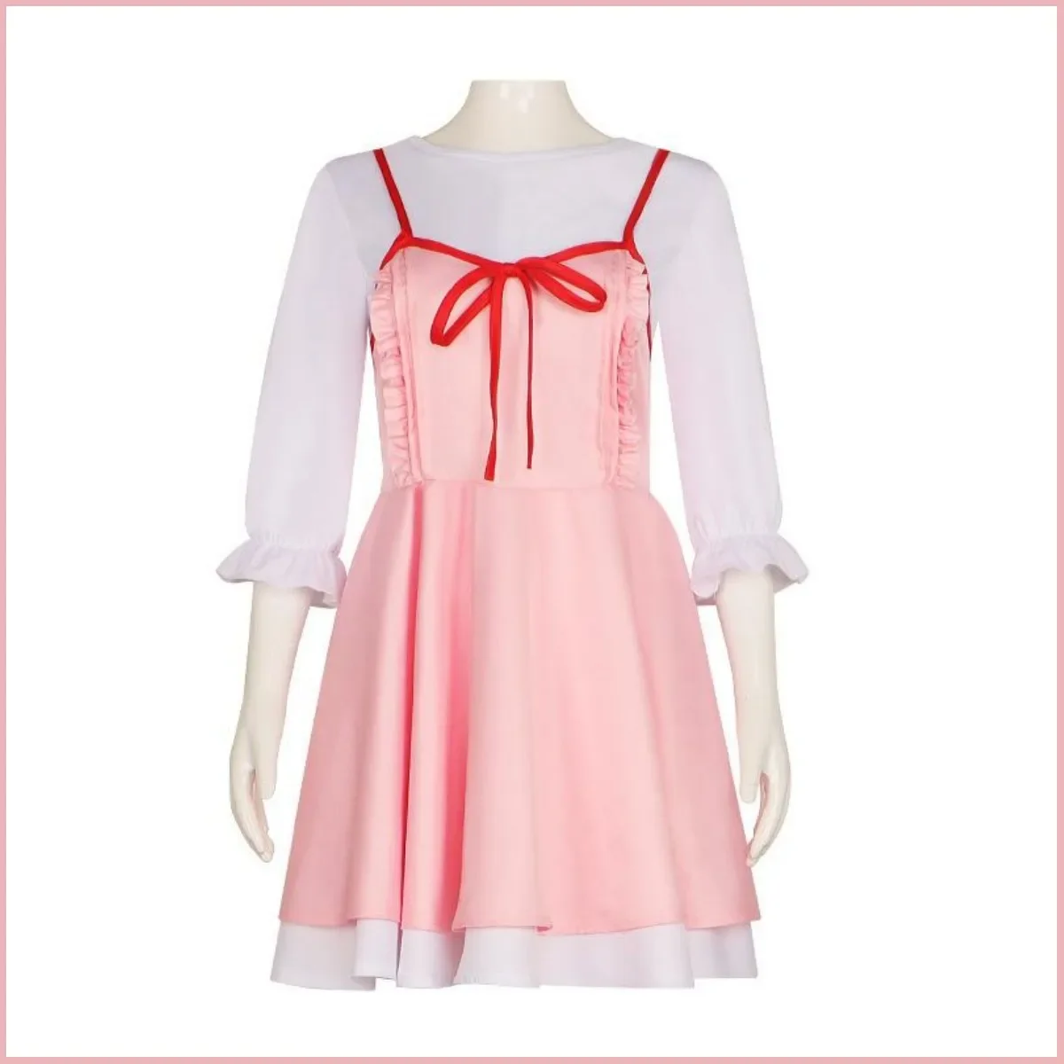 Anime Your vee in april Cosplay Costume pour Femme, PoinRobe de Princesse, Kawaii, Carnaval Sexy, Étudiant, Perruque, Ata Yazono Kaori, Campus, Trempé