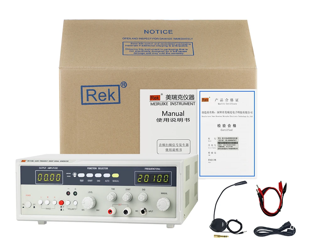 RK1316BL  Signal Generator 20Hz-20Khz 20W with Polarity test Polarity test Audio signal Generator