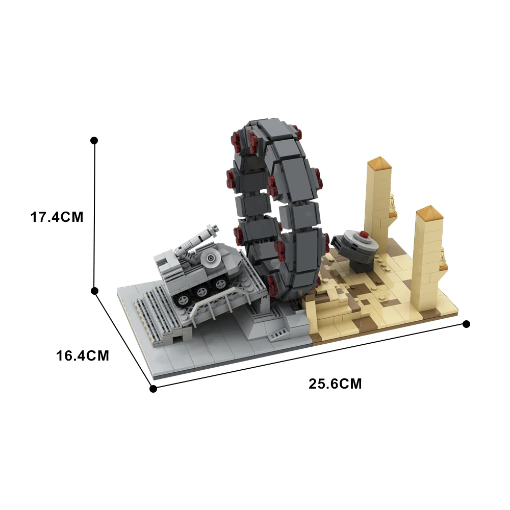 Gobricks MOC sc-fi 映画スターゲイトコマンド宇宙旅行宇宙船ビルディングブロック DIY モデルレンガ知育玩具キッズギフト