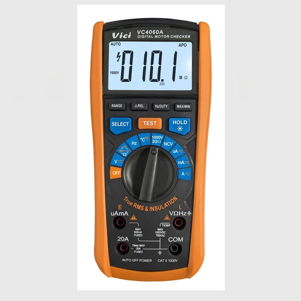 

Digital Insulation Resistance Tester 2000 Ohm 1000V NCV Megohmmeter True RMS AC DC Multimeter Diode Motor Check Meter Alarm