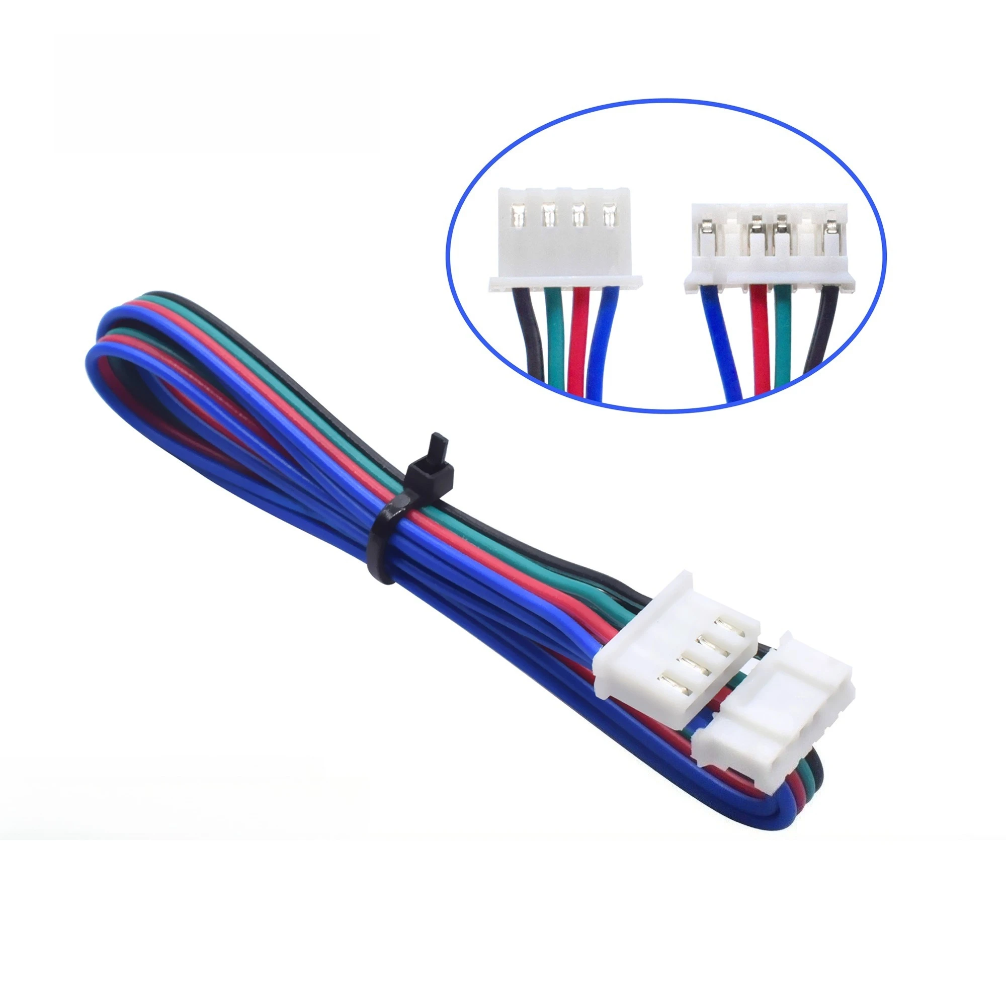 1/2pcs15/20/50/100/150CM 42 stepper motor wire XH2.54 terminal Dupont head motor connection cable 4pin-6pin,For 3D printer parts