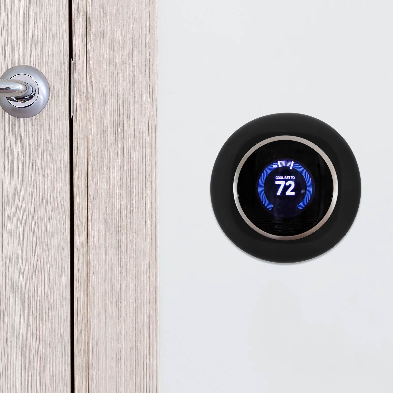 

Silicone Thermostat Protective Wall Plate Case Durable Flexible Decorative Fit For Ecobee3 Silicone Case For Wall Plate Hive