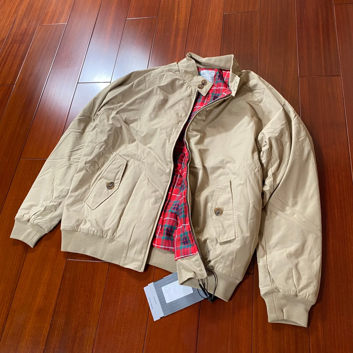 

Мужская теплая легкая хлопковая куртка с воротником-стойкой Sli Simple Faion Ci Sle Long Sve Stand Fit молодежная повседневная одежда