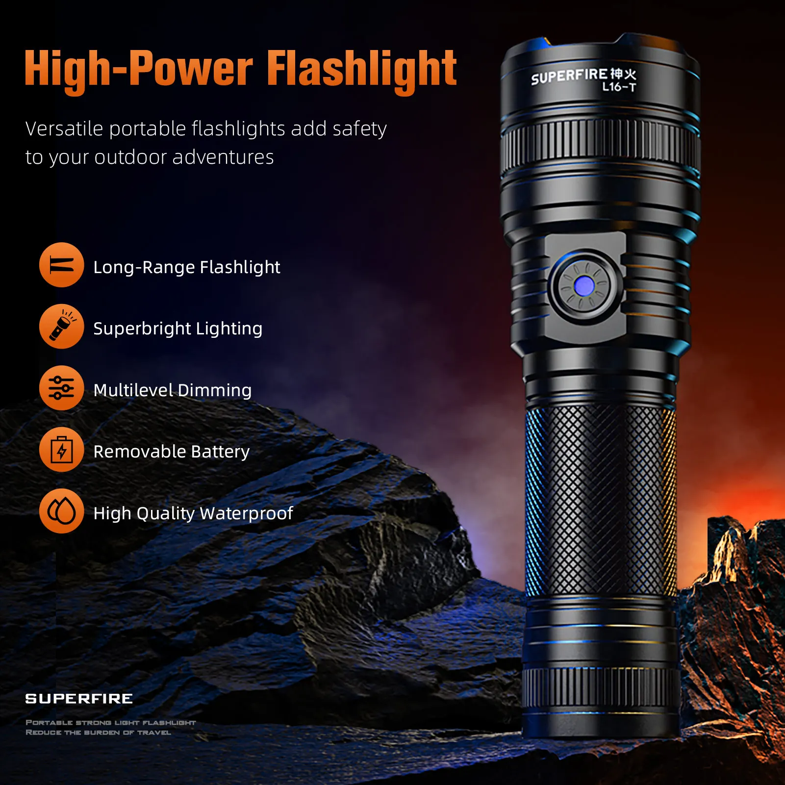 Рисунок 3 - НОВЫЙ SUPERFIRE L16-T супер яркий