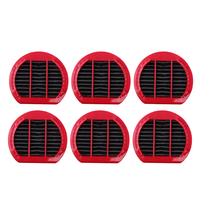 6Pcs Handle Vacuum Cleaner Hepa Filter For Deerma VC25 Handheld Vacuum Cleaner Spare Accessories Filter Replacement