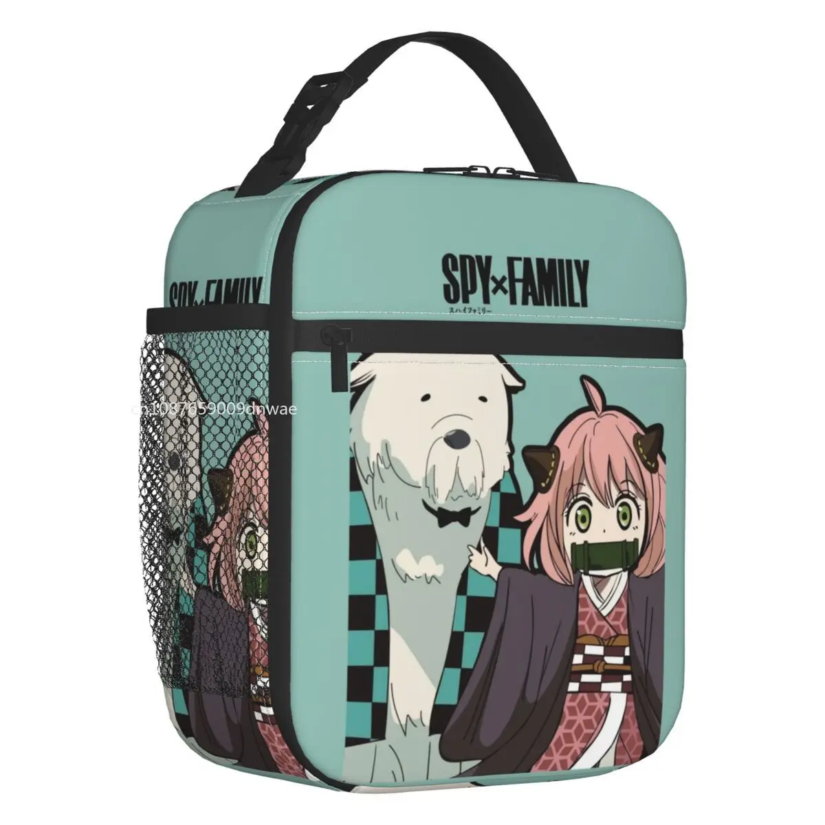 Spy X Family Anya Bond Cartoon Anime Thermal Insulated Lunch Bag Women Resuable Lunch Tote for Kids School Children Food Box