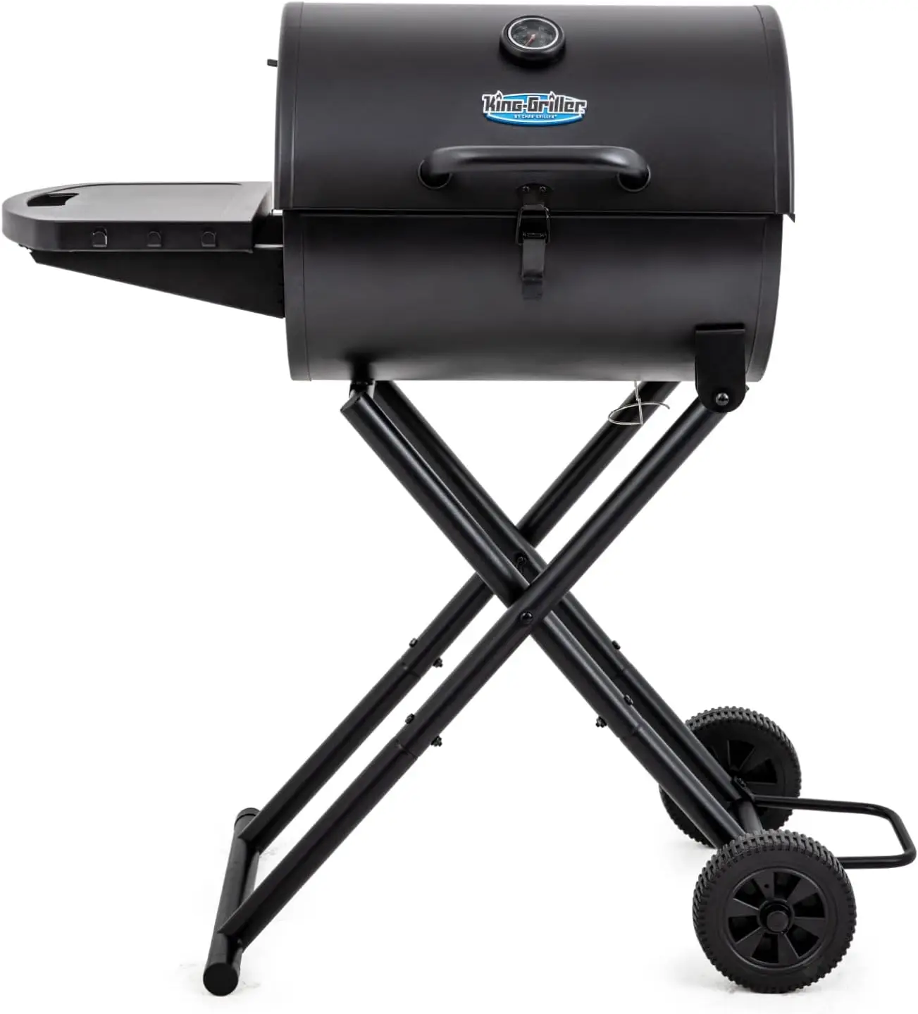 

Portable Black Charcoal Grill for Outdoor Cooking with Compact Design and Easy Transport Features