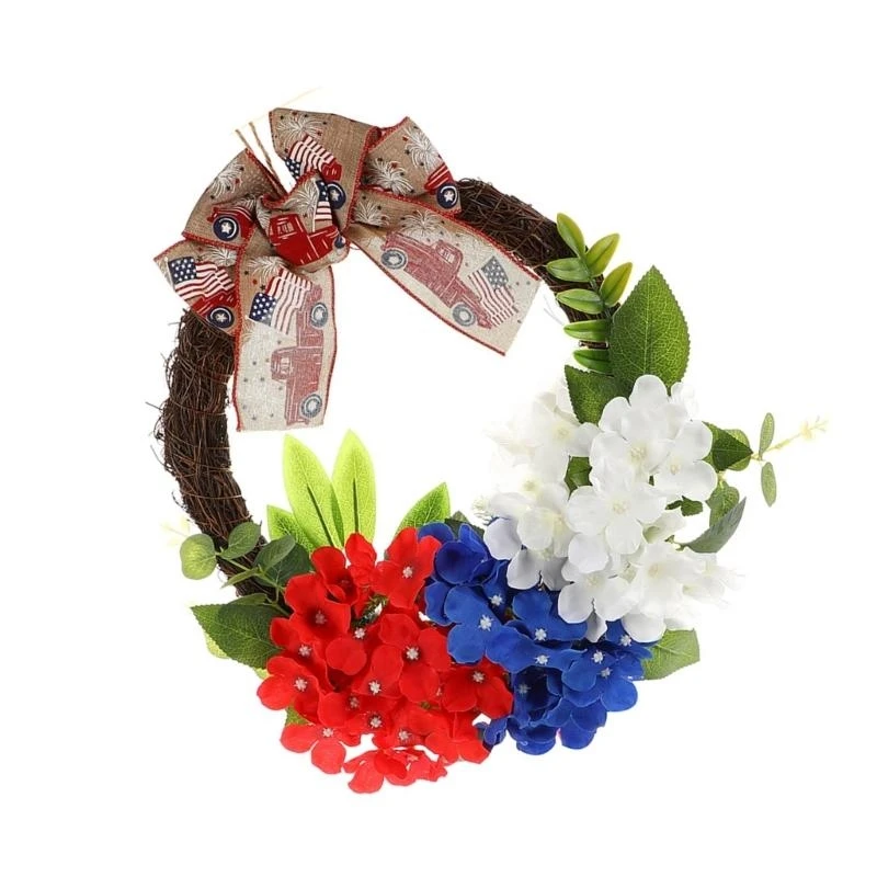 

Artificial Flower Wreath for Front Door Garden Window Christmas Wedding Party 15UB