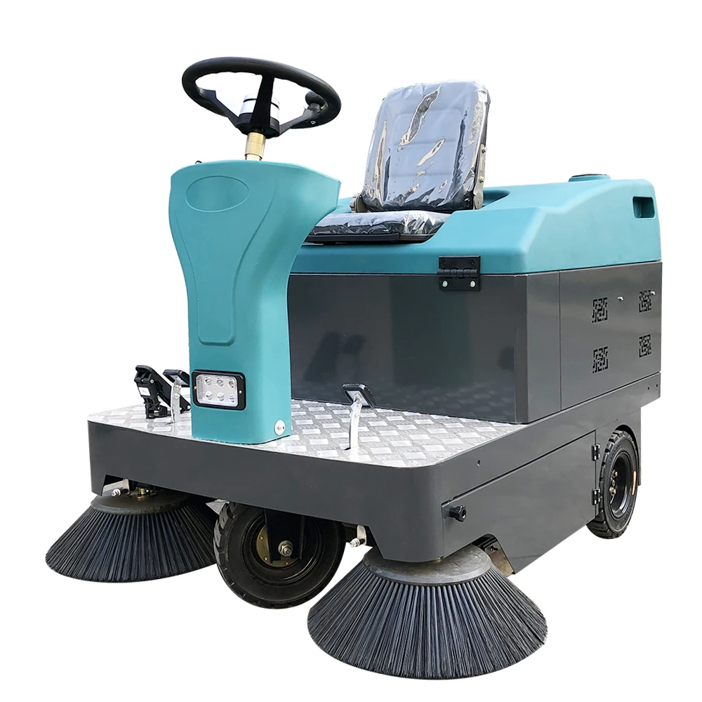 Industrial Street Sweeper Cleaning Machine Battery Electric Multi-function High-pressure Washing Sweeper