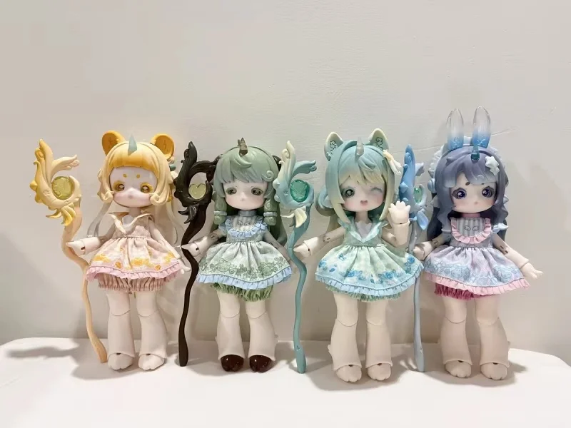 Nova penny caixa cega bonito besta série mágica antu anime figuras de ação modelo bonecas crianças brinquedo menina aniversário surpresa presente