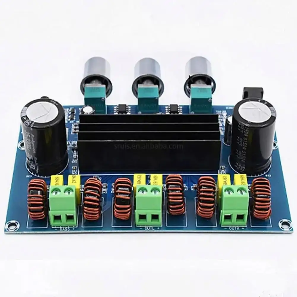 XH-A305 High-power Digital Amplifier Board TPA3116D2 Bluetooth 5.0 Digital Amplifier 2.1 Channel With AUX Accessories