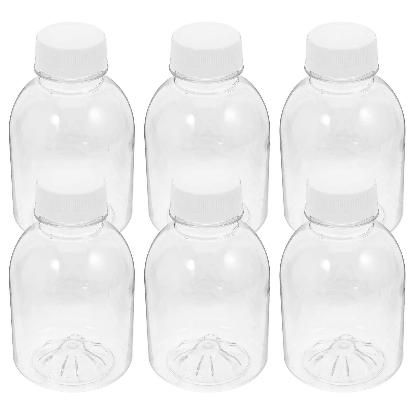 

6 Pcs Bottled Juice Bottles Breastmilk Storage Beverages Containers Plastic with Lids Travel