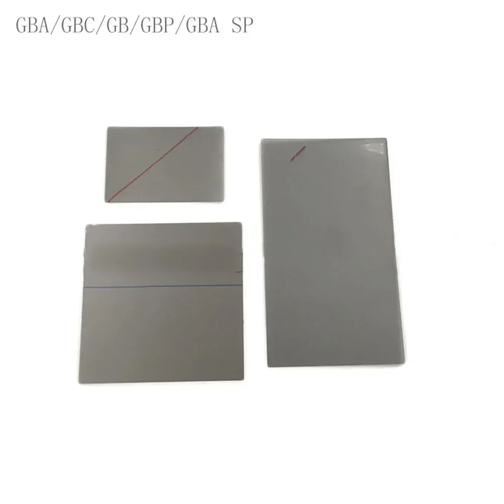 Ultra Clear Screen Backlit Screen Lens Modify Polarizing Film For Gameboy GBA GBC GBASP For                         Optimal