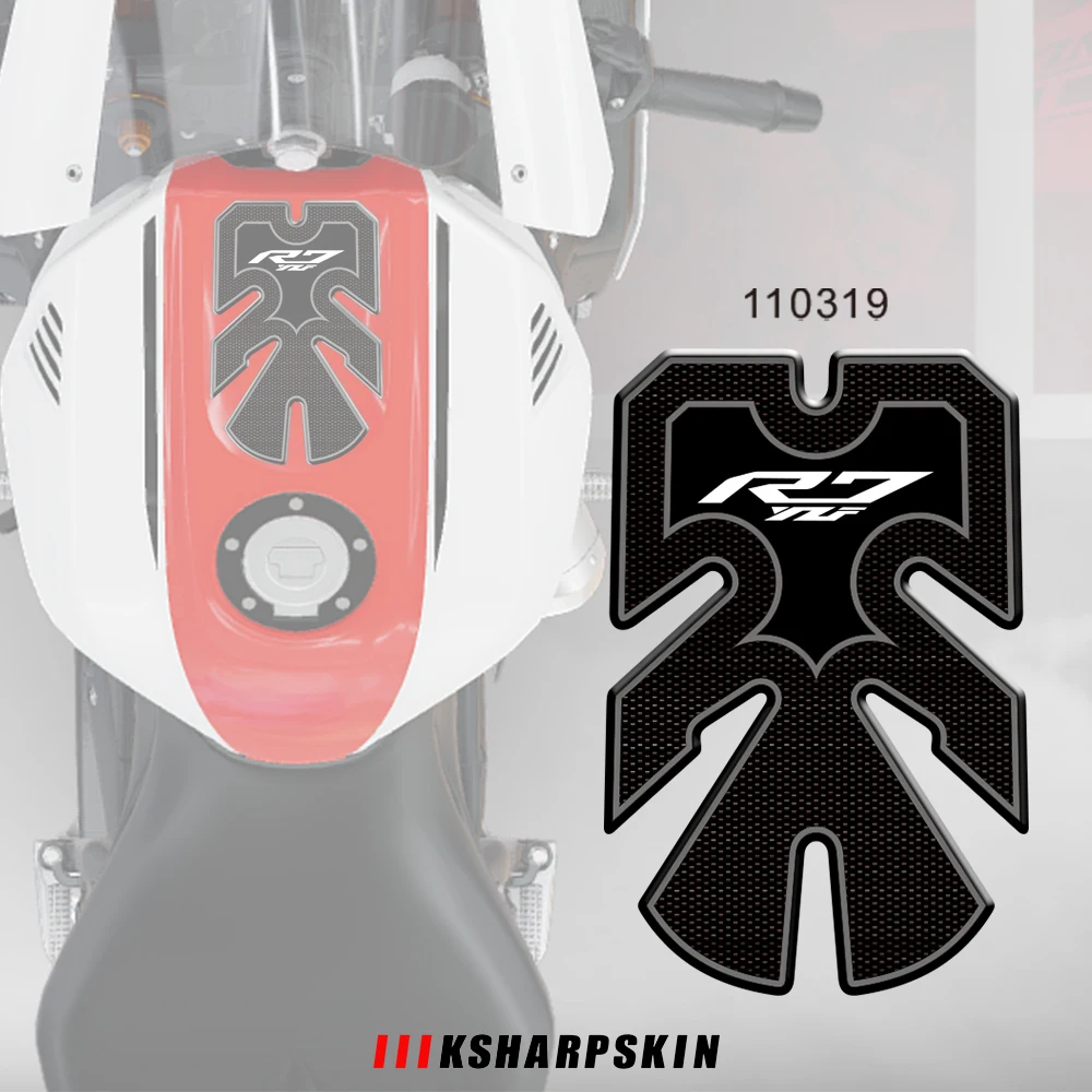 

Fuel tank carbon fiber scratch-resistant stickers motorcycle stickers fish bone decals for YAMAHA YZF-R7 YZF R7 YZFR7 HP 2022