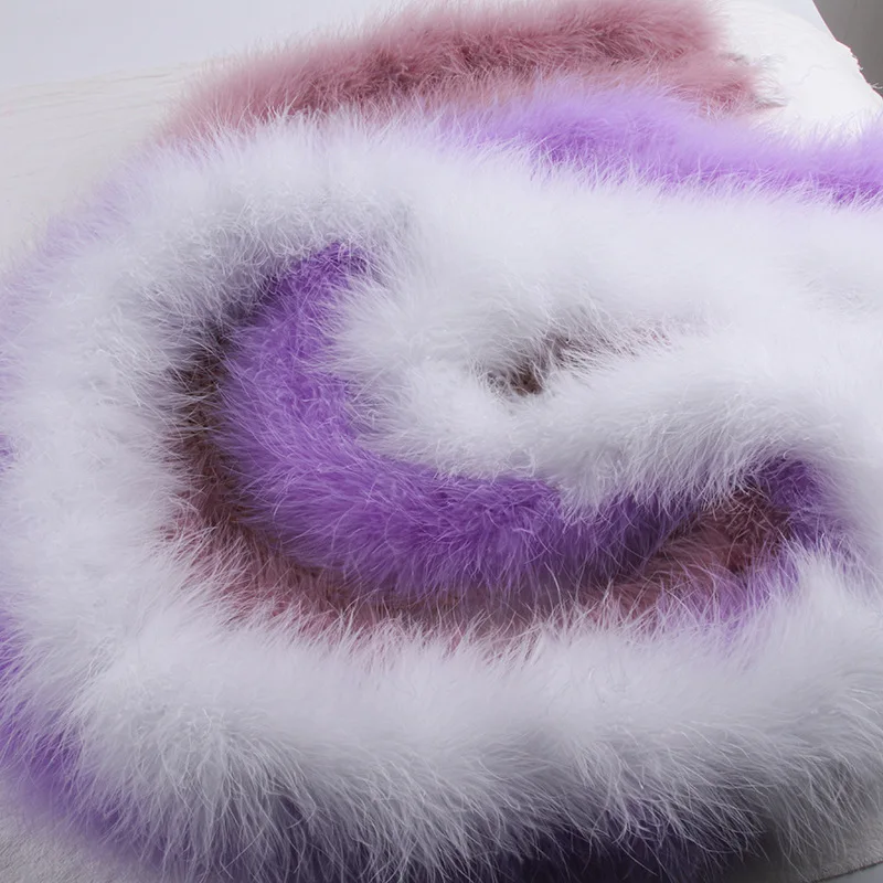 

50G Extra Thick Marabou Feather Boa Fluffy Turkey Feather Boas Scarf for Wedding Party Dress Sewing Decoration