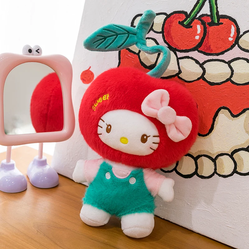

Adorable Cherry Blossom Hello Kitty Plush Toy Cute Kawaii Kitty Doll Gift for Girls Best Friend Birthday Friendship Day Presents